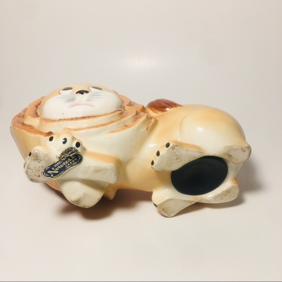 Vintage Anthropomorphic Norcrest Lion Coin Bank - Picture 4 of 6